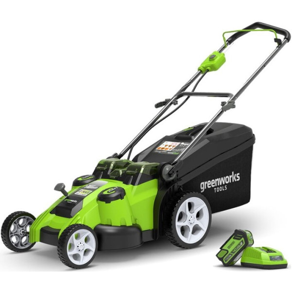 

Газонокосилка Greenworks TwinForce G40LM49DB (2500207)
