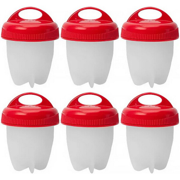 

Формы для варки яиц Lesko Silicone Egg Boil Red