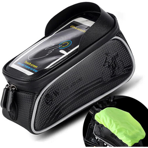 

Велосумка на раму West Biking 0707205 Black для смартфона 6"