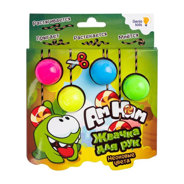 

Пластилин Genio Kids Fluffy Ам Ням для детской лепки (HG98)