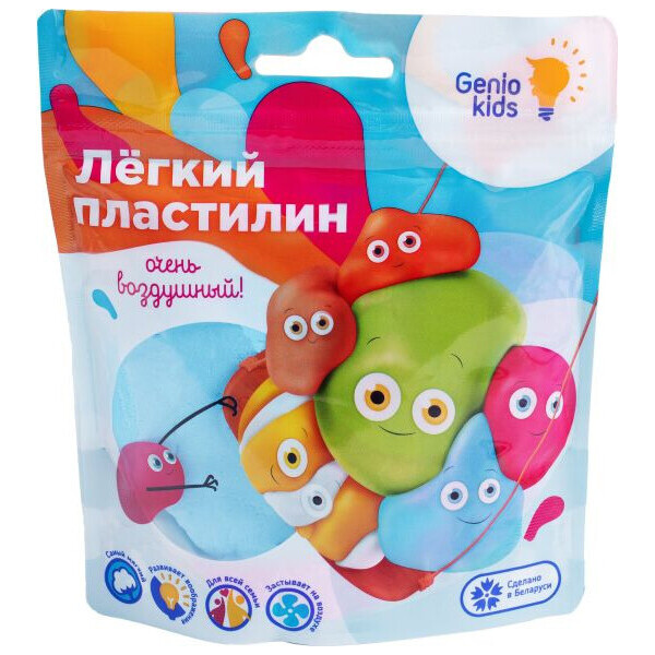 

Легкий пластилин Genio Kids, синий (TA1712-2)