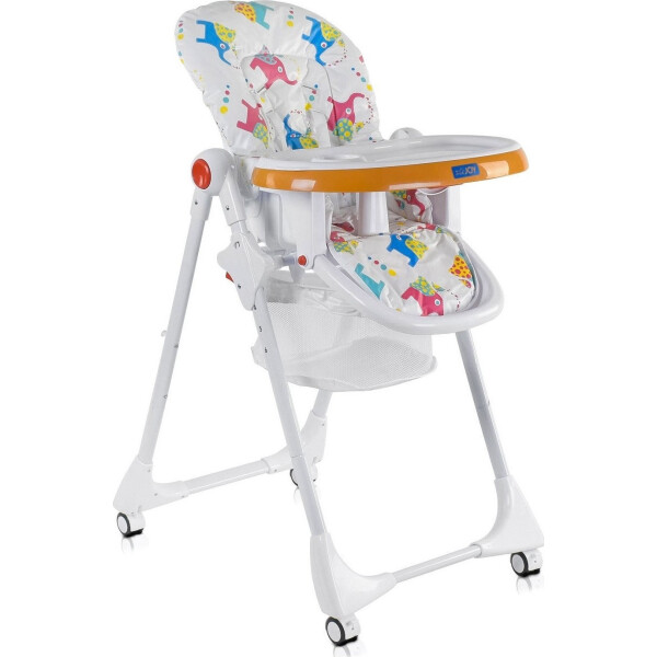 

Стульчик для кормления Joy Слоники К-55448 White/Orange (К-55448)