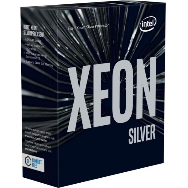 

Процессор серверный INTEL Xeon Silver 4210 10C/20T/2.20GHz/13.75MB/FCLGA3647 (BX806954210)