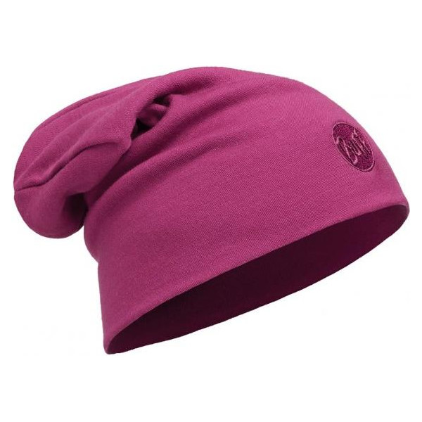 

Buff Merino Wool Thermal Hat Slouchy Solid Pink Cerisse (111170.521.10.00)