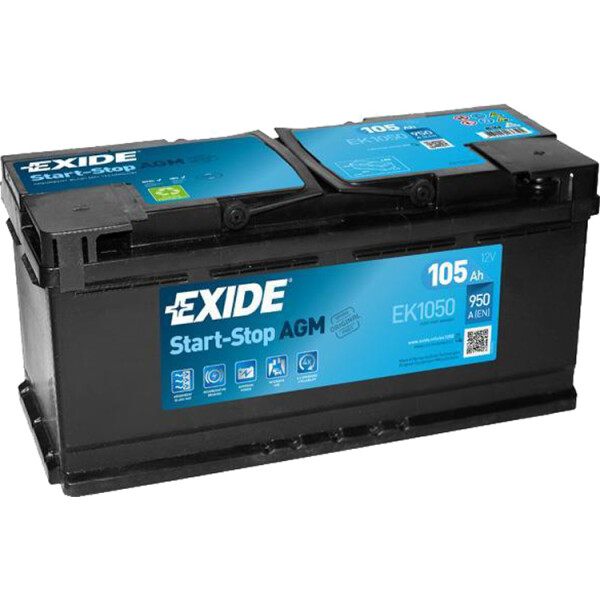 

Exide 105Ah-12v AGM (R,EN950) EK1050