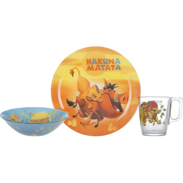 

Набор посуды LUMINARC DISNEY LION KING 3 пр. (6517361)