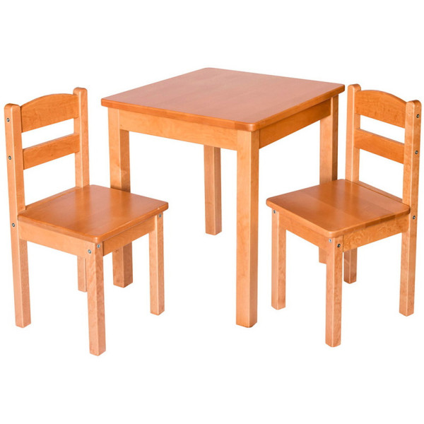 Акція на Детский стол с 2 стульями Fenster Юниор Натуральный від Allo UA