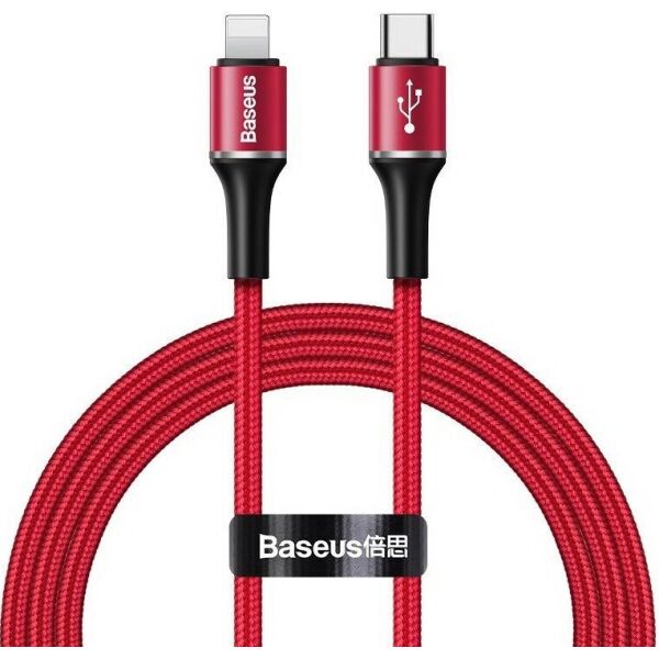 

Baseus Halo Type-C to iP PD 18W 1m Red