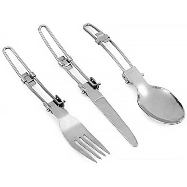 

Туристический складной набор Lesko 3 в 1 Metal