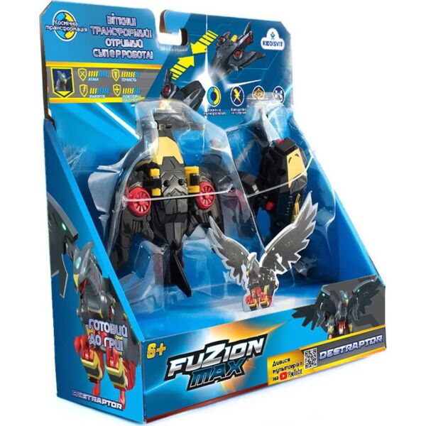 

Игровой набор самолетов-трансформеров FUZION MAX - ДЕСТРАПТОР (54006)