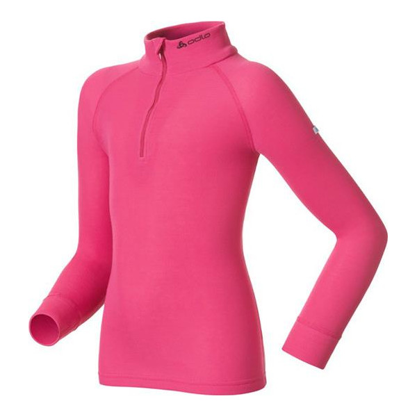 

Термобелье ODLO Shirt l/s turtle neck 1/2 zip WARM 30064 magenta 176