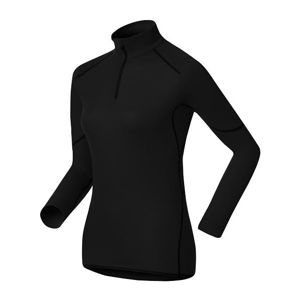 

Термобелье ODLO Shirt l/s turtle neck 1/2 zip X-WARM black M
