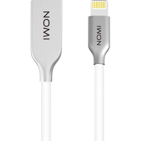 

Кабель Nomi DCMR 10i USB Lightning 1м White