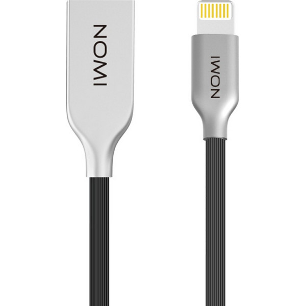 

Кабель Nomi DCMR 10i USB Lightning 1м Black