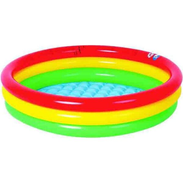 

Бассейн детский Пляжный Надувной Intex Радуга для Купания и Отдыха 147*33