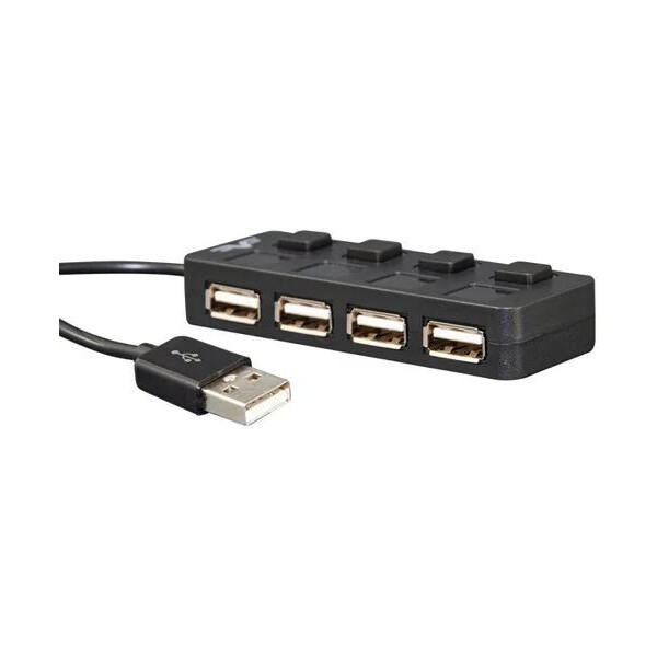 

USB2.0 Frime 4хUSB2.0 Black (FH-20010)
