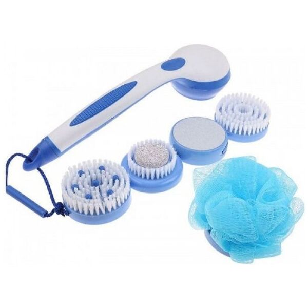

Многофункциональная массажная электрощетка для тела Spin Spa Brush