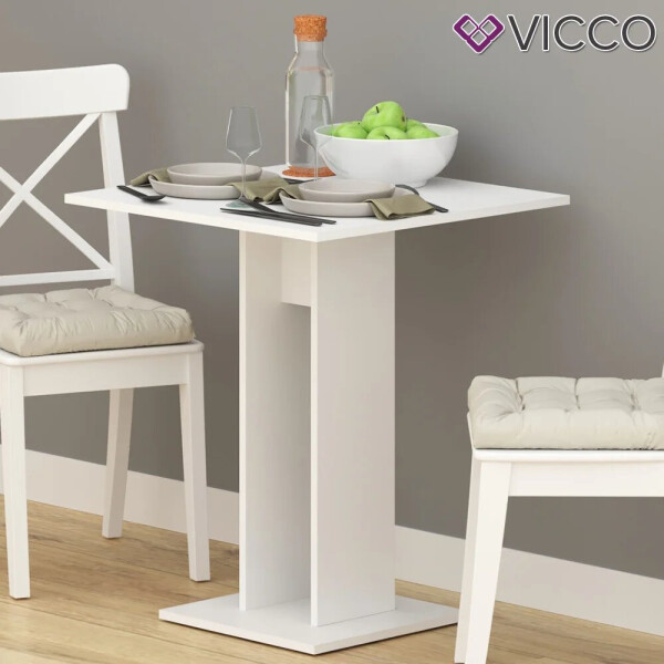 

Кухонный столик 65х65 Vicco Ewert, белый матовый