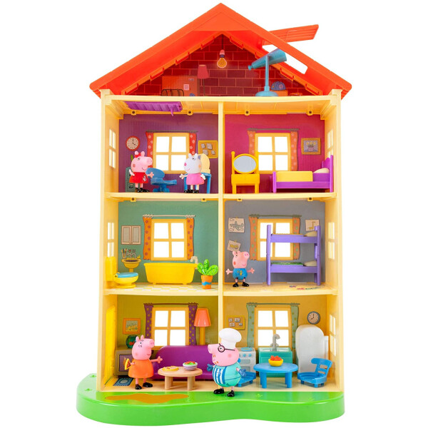 

Большой музыкальный семейный домик свинки Пеппы + 2 комнаты Peppa Pig Family Home with Two Bonus Little Rooms PEP0815