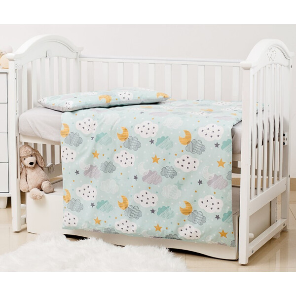 

Сменная постель 3 эл Twins Premium Glamour Limited 3064-PGNEWC-14 Clouds mint