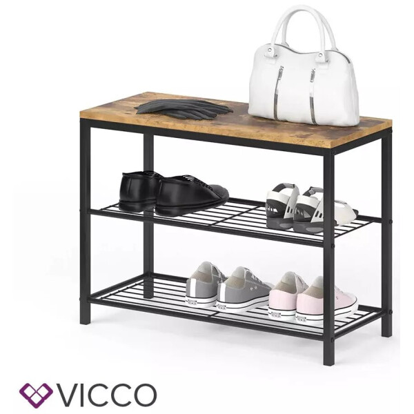 

Тумба для обуви в стиле лофт 51х70, Vicco Fyrk
