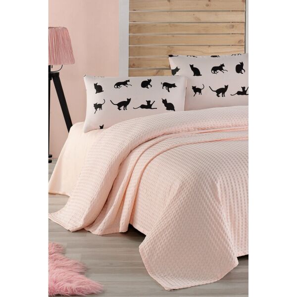 

Комплект постельного белья Eponj Home Paint Pike - Cats pudra евро (svt-2000022283557)