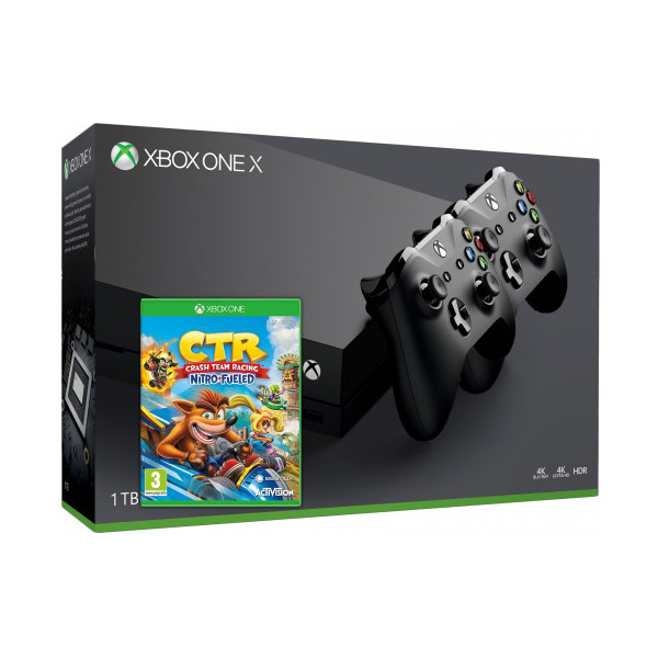 

Microsoft Xbox One X 1Tb + Crash Team Racing Nitro-Fueled (английская версия)