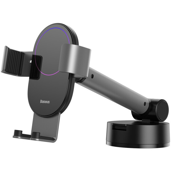 

Автомобильный держатель для телефонов Baseus Simplism gravity car mount holder на присоску Silver (SUYL-JY0S)
