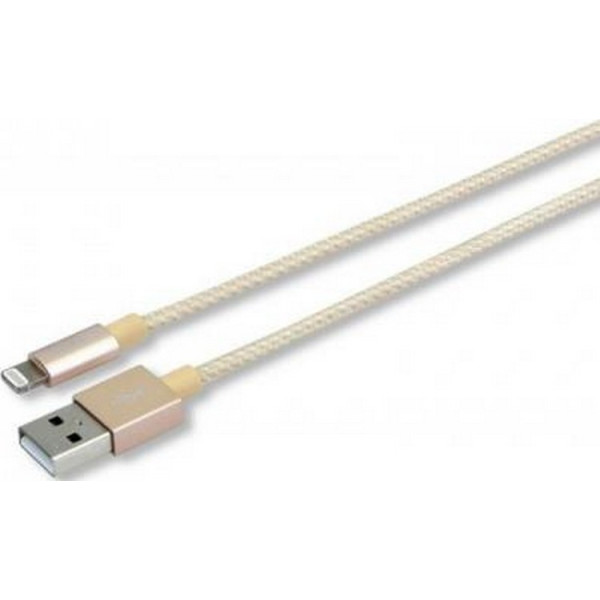 

Кабель Romoss CB13n USB MFi Lightning 1м Gold