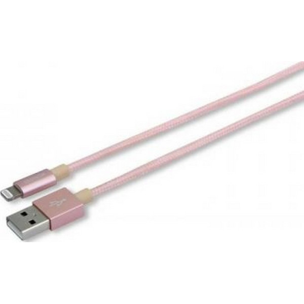

Кабель Romoss CB13n USB MFi Lightning 1м Rose Gold