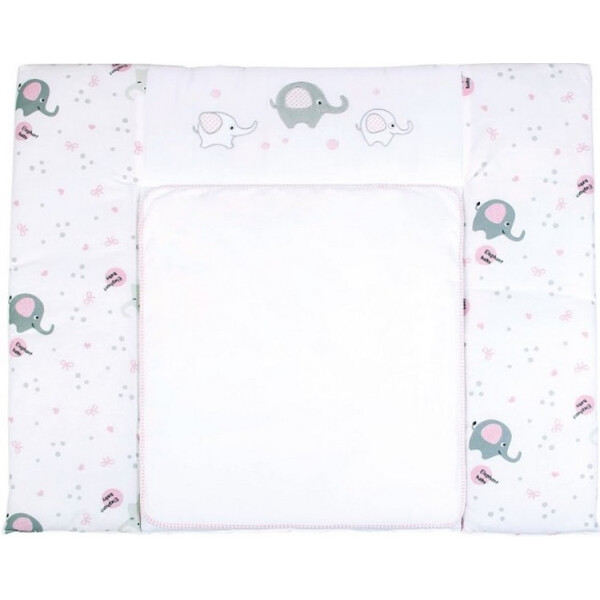 

Пеленальный матрасик 72х80 см Veres Elephant pink