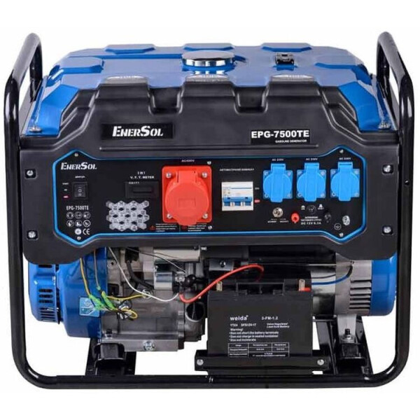 

Генератор бензиновый EnerSol трехфазный EPG-7500TE