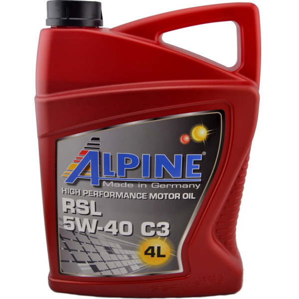 

Моторное масло Alpine RSL C3 5W-40 4 л
