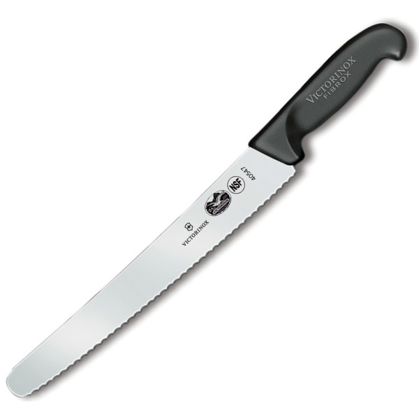 

Кухонный нож Victorinox Fibrox с сер. лез, черный 5.2933.26