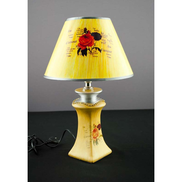 

Настольная лампа Light House ST-12385/1T+Shade желтый