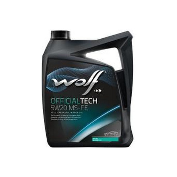 

Моторное масло WOLF OFFICIALTECH 5W20 MS-FE 4л