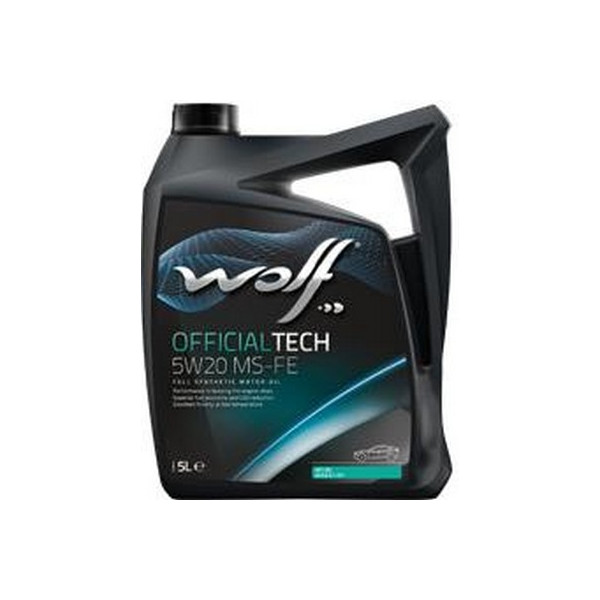 

Моторное масло Wolf Officialtech MS-FE 5W-20 5л(8320385)
