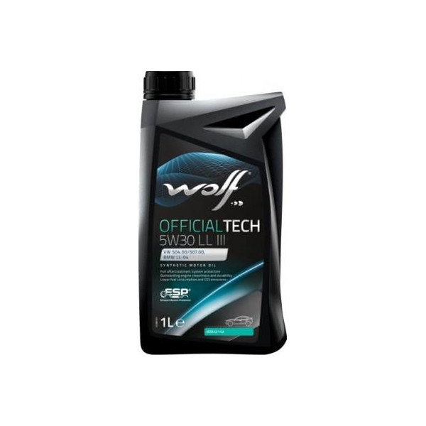 

Моторное масло WOLF OFFICIALTECH 5W30 LL III 1л