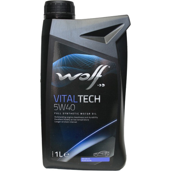 

Моторное масло WOLF VITALTECH 5W40 1л