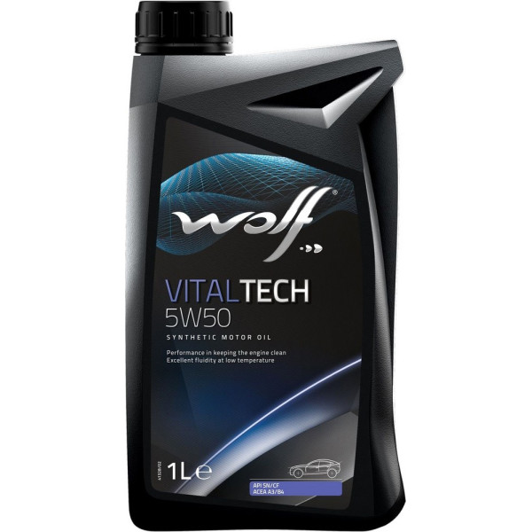 

Моторное масло WOLF VITALTECH 5W50 1л