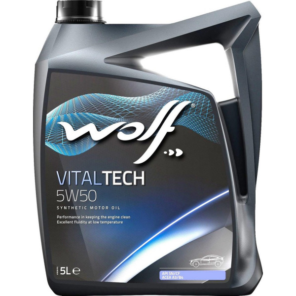 

Моторное масло WOLF VITALTECH 5W50 5л