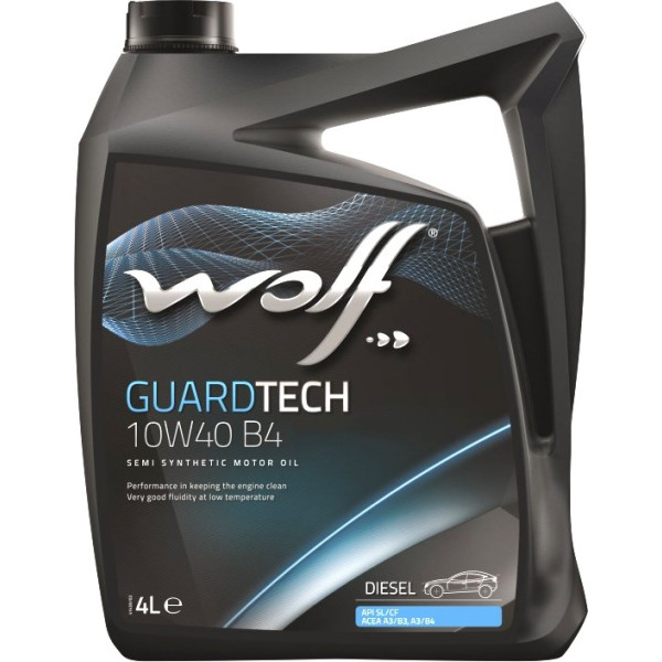 

Моторное масло WOLF GUARDTECH 10W40 B4 4л