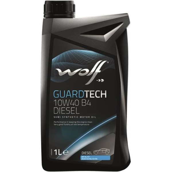 

Моторное масло WOLF GUARDTECH 10W40 B4 DIESEL 1л