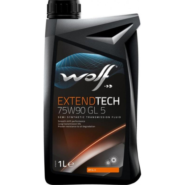 

Трансмиссионное масло WOLF EXTENDTECH 75W90 GL 5 1L (8303302)
