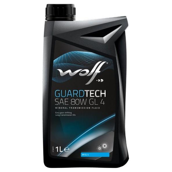 

Трансмиссионное масло WOLF GUARDTECH SAE 80W GL 4 1л