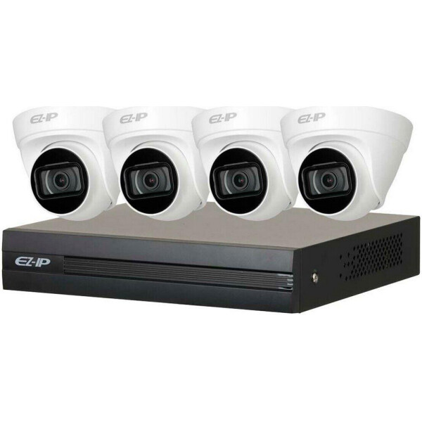 

Комплект видеонаблюдения Dahua NVR1B04HC-4P/E/4-T1B20 EZIP-KIT