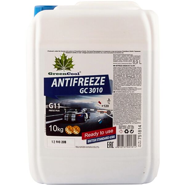 

Антифриз GreenCool GС3010, 10 кг G11 син.