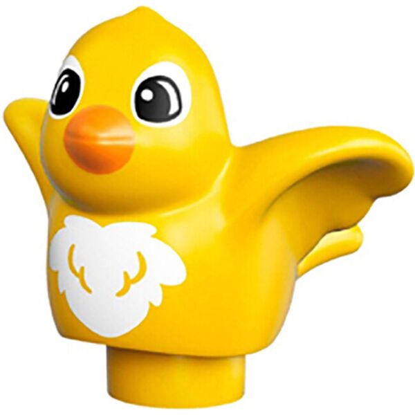 

LEGO DUPLO Bird - Yellow with White Chest Pattern (27370pb01)