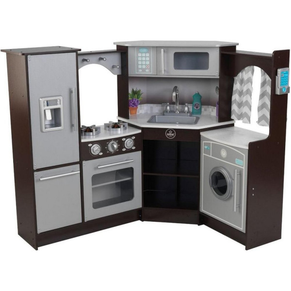 

Детская кухня угловая Espresso KidKraft (53365)