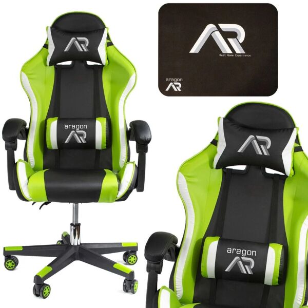 

Компьютерное кресло JUMI ARAGON TRICOLOR GREEN